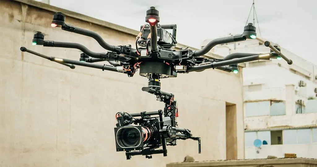 El futuro de la producción televisiva con el uso de drones